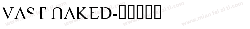 VAST Naked字体转换